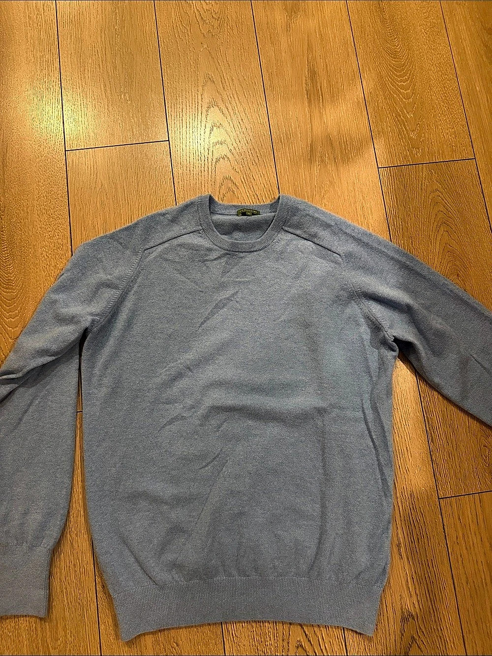 SID MASHBURN Cashmere Sweater - Men - Blue Cashmere - XL